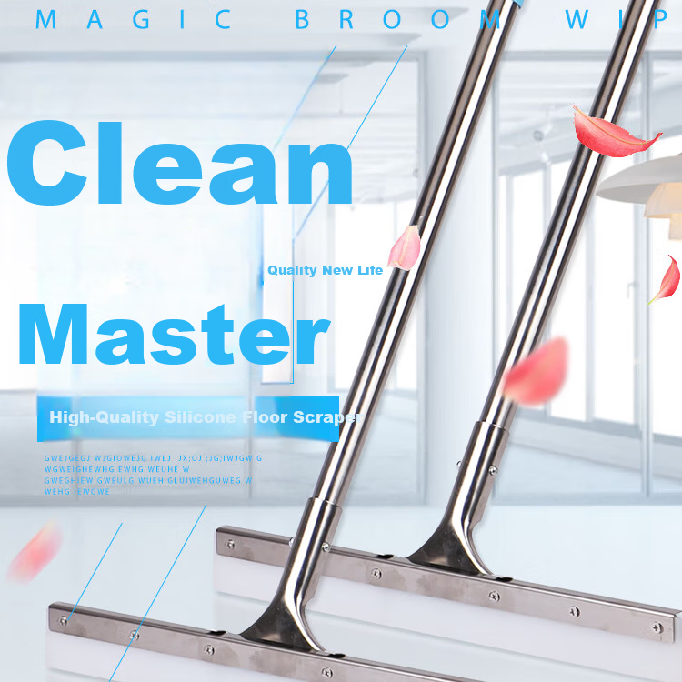 Aoyida Stainless Steel Cotton Yarn Mop, Large Size Dust Pusher, Traditional Mop for Home Use, Factory Property Management, Absorbent Regular Wide Mop, 60cm 1