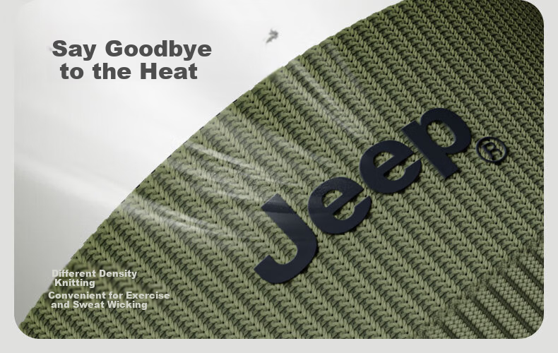 JEEP Knee Pads Sports Unisex Basketball Anti-Collision Running Fitness Breathable Single-Sided Knee Pads Black L 9