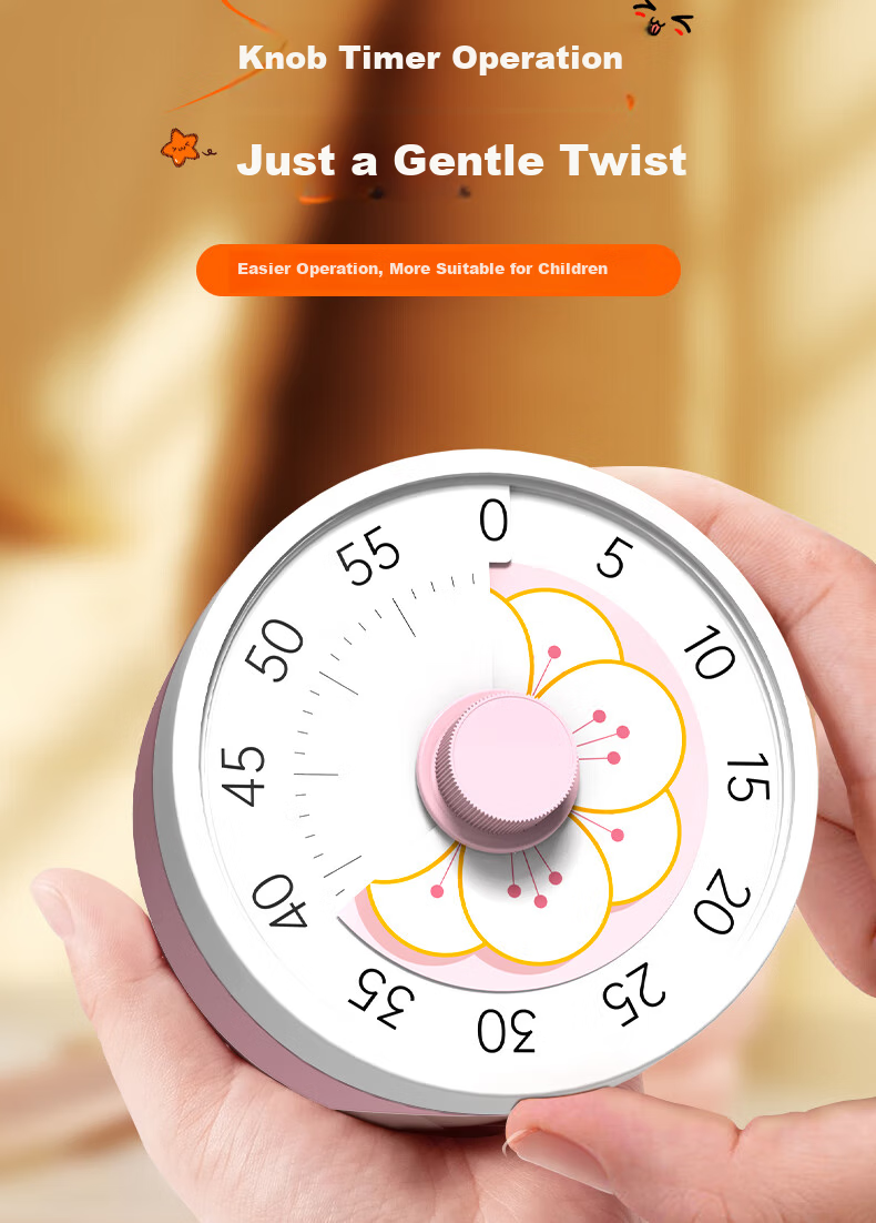 Timess Disney Collaboration Visual Timer, Back-To Student Time Management Tool, Kitchen Cooking Electronic Timer, Live Streaming Timer Gift 15