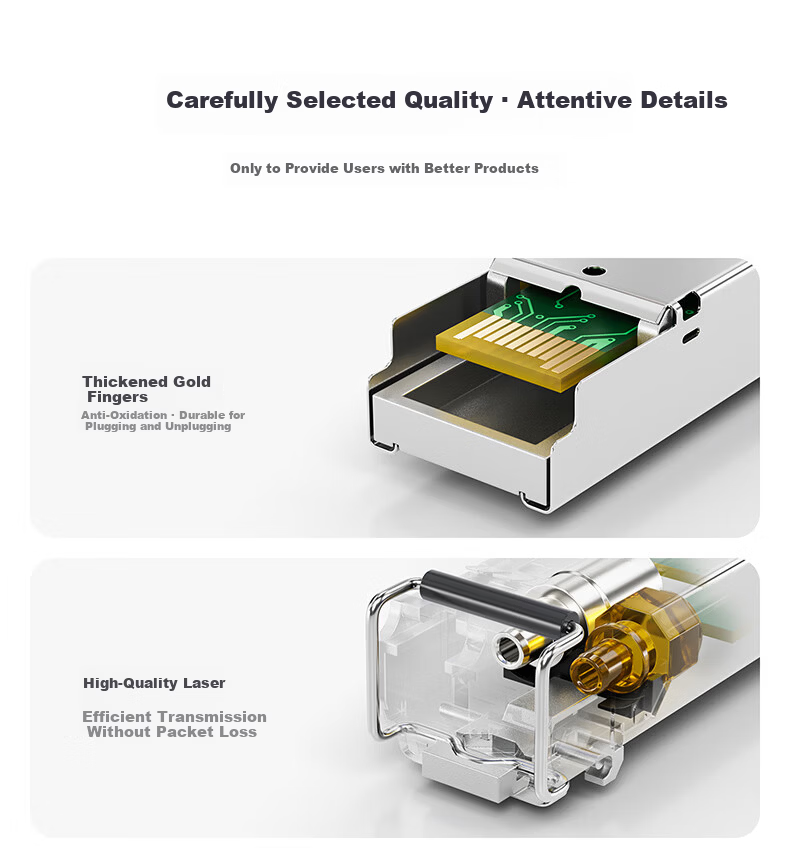 FiberHome Tiancheng SFP Optical Module 1.25G Gigabit Single-mode Single-fiber LC Interface 3KM 1310/1550nm FH-SFP-GE-SM1310A/1550B/3KM/L 5