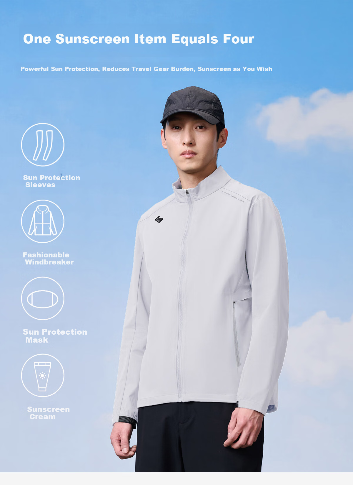 TOREAD Store Same Style Sun Protection Jacket Cooling Quick-Dry Breathable UV Protection UPF50+ Skin Jacket TAZZAN81521 5