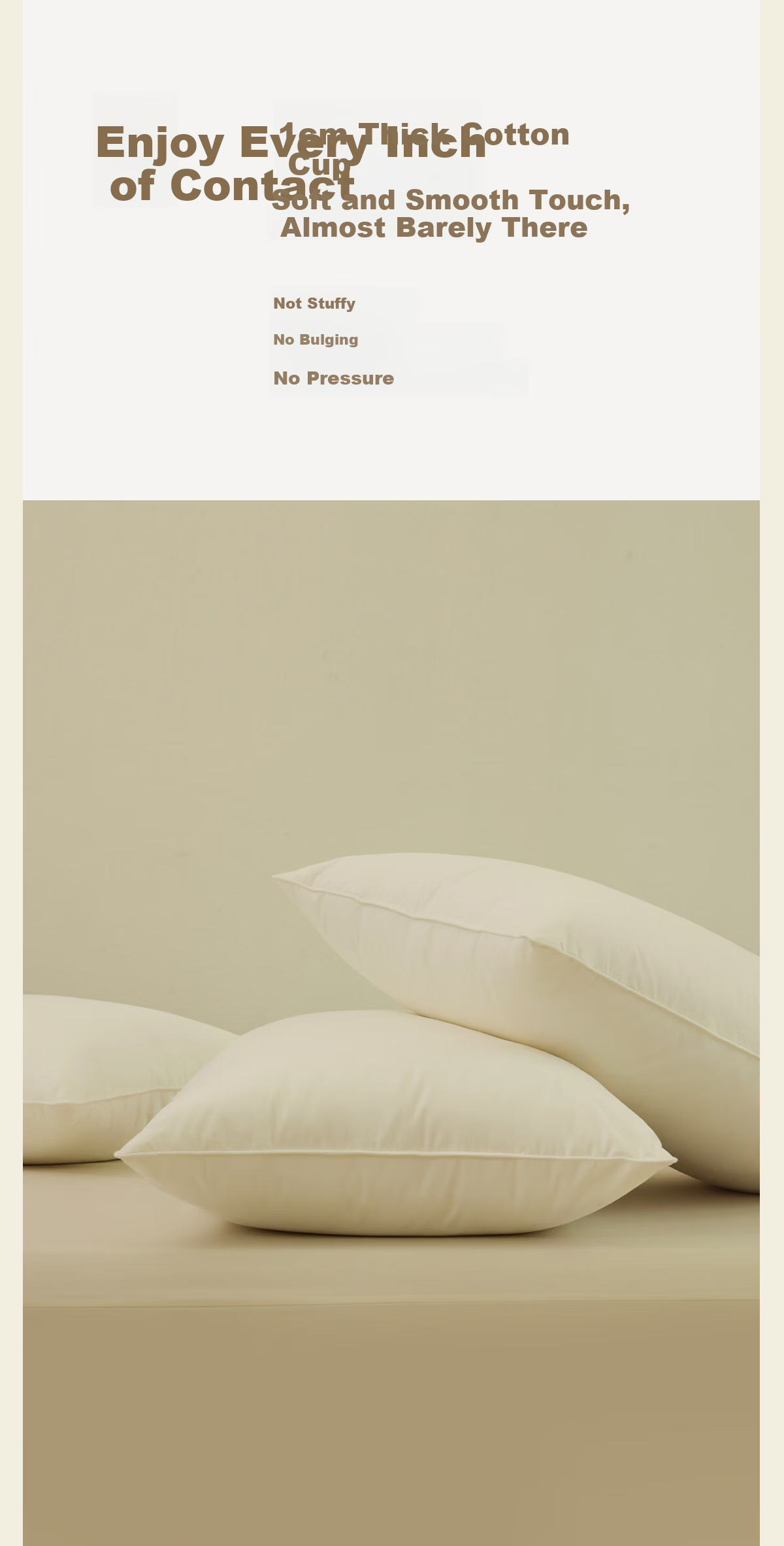 MIDO HOUSE Mingdu Soft And Slow Rebound Hotel Pillow, All-Cotton Pillow Core, Neck Support, Single Pack, Low Pillow, 48*74cm 8