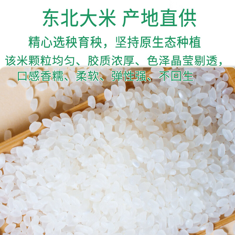 七河源越光米2.5kg 东北大米长粒米 5斤装双层包装 小长粒米 一级粳米