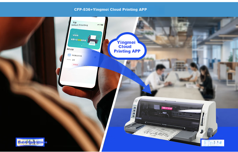 Jolimark FP-630KII+ Ultra-High High-Load Report VAT Control Invoice Inbound/Outbound Express Delivery Single 24-Pin 82-Column A3 Vertical (USB) Dot Matrix Printer 6