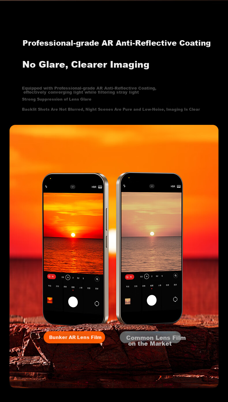 Benks Xiaomi 17 Pro Max Corning Lens Protector Full Transparent Corning Glass Scratch-Resistant Rear Camera Protective Film 2