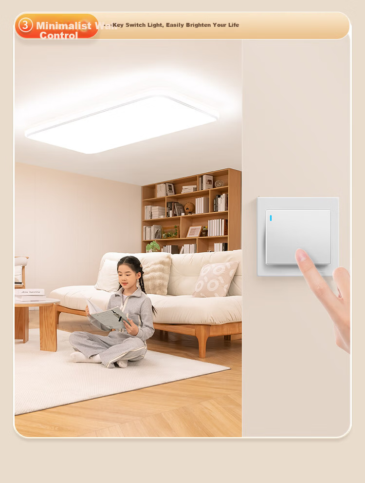 Haishibao Ceiling Light Living Room Main Light Full Spectrum Eye Protection LED Simple Fixture 30㎡ Suitable 150W All-Inclusive Price 44