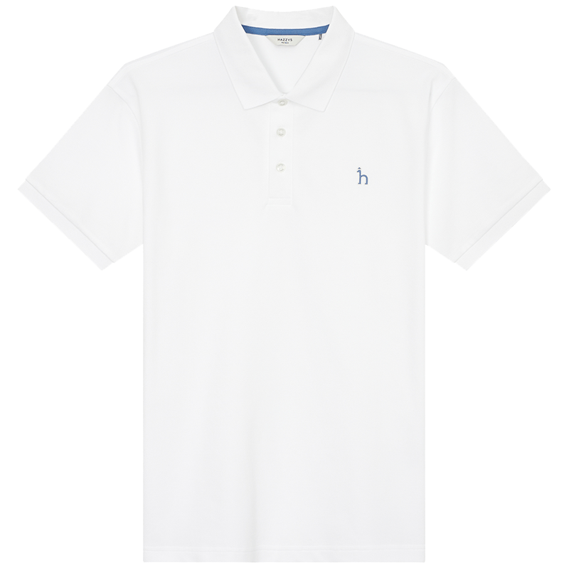 HAZZYS Men's Clothing Summer Top Multi-Color Short-Sleeve Polo Shirt ASTZE0CBX71 Mint Green MG 2XL (185/1