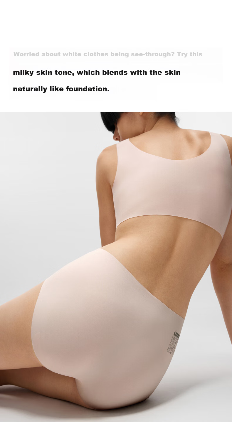 Bananain 508A Women's Seamless Multi-Hip Anti-Chafing 10A Antibacterial Mid-Waist Breathable Sports Yoga Briefs 3-Pack 7