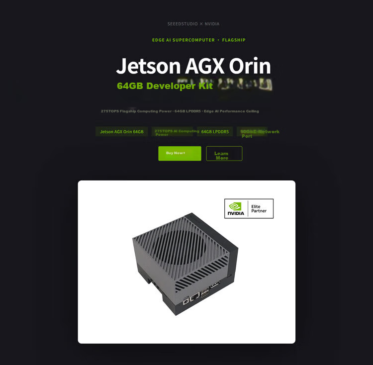Silicon Delivery NVIDIA Jetson AGX Orin Developer Kit Server-Grade Official Original AGX Orin 945-13730-0050-000 1