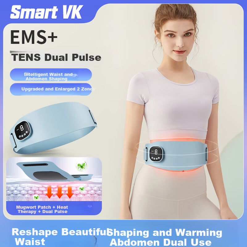 Smart VK Fat Burning Machine Abdominal Slimming Device Vibration Shaping Heating Weight Loss Home Fitness Waist Belt
