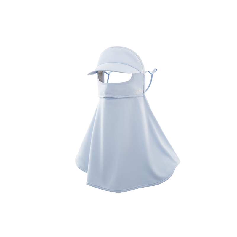 OhSunny Full Face Sun Protection Mask, Outdoor Breathable Sunshade with Brim, Cool-Feeling UV-Resistant Face Cover