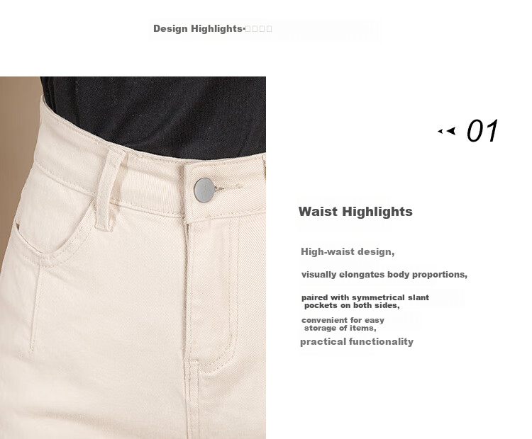 Cypress High-Waist Cropped Jeans 2026 Spring Summer New Korean Slim Straight Denim Pants for Women 3
