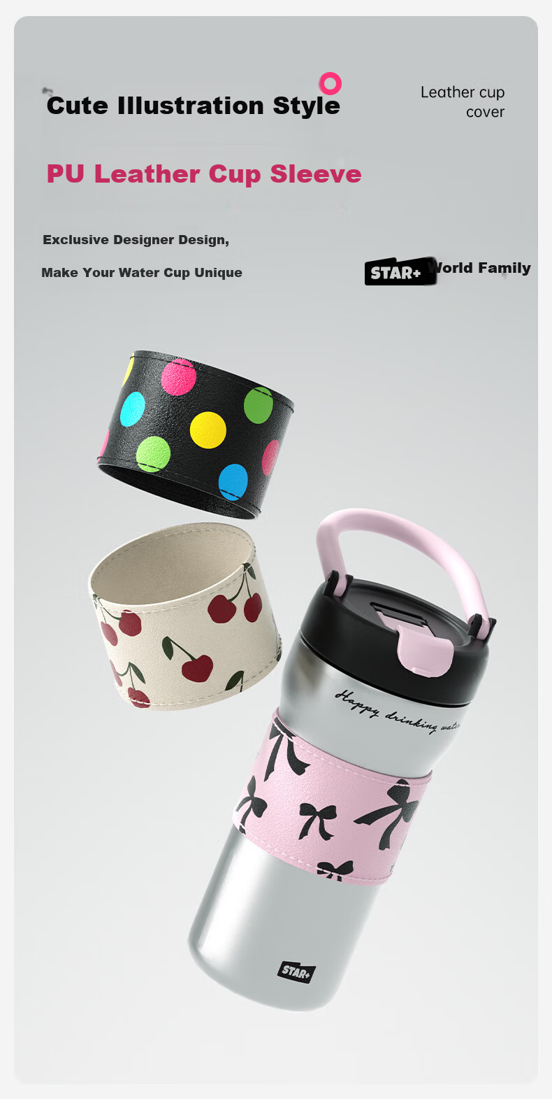 Shijia Large Capacity Insulated Water Bottle for Women High-Value Ceramic Liner Portable Coffee Cup Office Desktop Mug 9