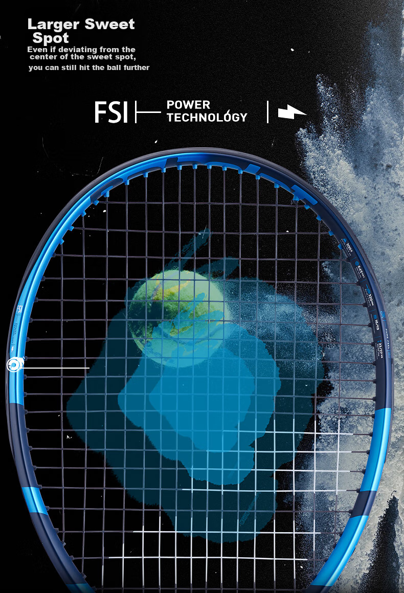 Babolat Full Carbon Tennis Racket, 2025 Model PD, for Li Na And Wang Xin Yu, Adult Professional Tennis Racket [Pre-Strung] 4