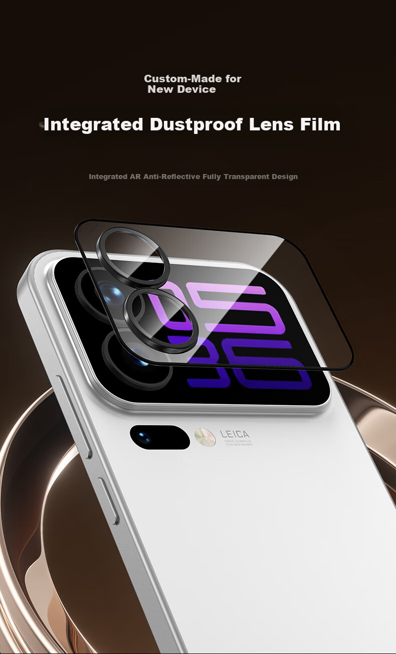 Benks Xiaomi 17 Pro Max Corning Lens Protector Full Transparent Corning Glass Scratch-Resistant Rear Camera Protective Film 1