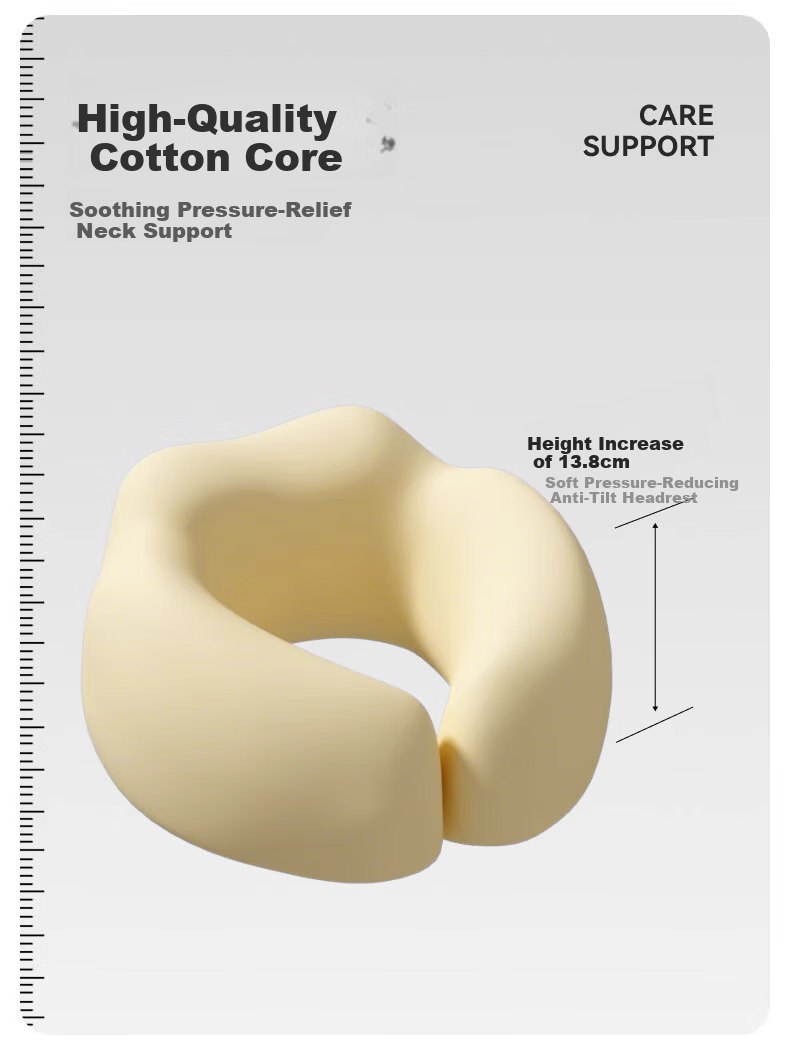 Yalu U-Shaped Neck Pillow Memory Foam Travel Sleep Cervical Support Office Car Airplane Cushion 3