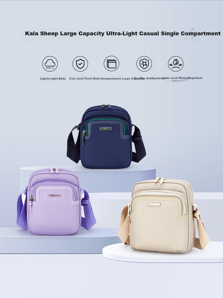 KALA·Y Casual Shoulder Bag, Crossbody Bag, Women's Travel Outdoor Bag CX4034 1