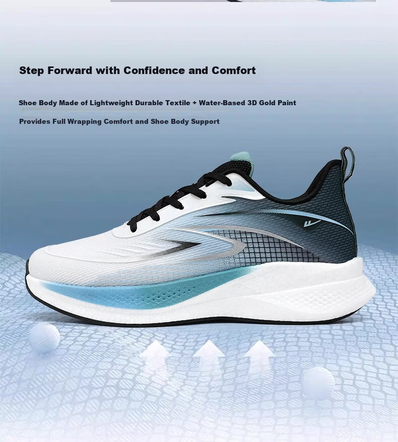Warrior Men's Sports Shoes 2026 Summer New Breathable Casual Running Shoes for Men 5593 White Yellow Orange Size 39 12