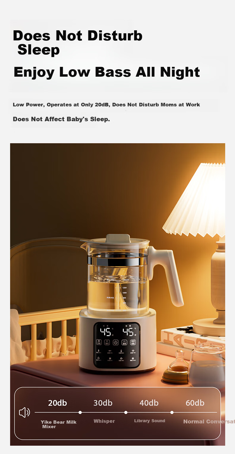 Iicobear Thermostatic Kettle Baby Milk Warmer Formula Maker Insulated Water Boiler Heating Kettle Health Pot 13
