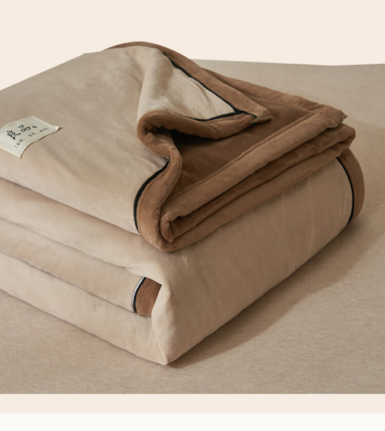Wuyinliangpin Double-Sided Winter Milk Velvet Blanket, Office Nap Thickened Throw, Nordic Style Towel Blanket, 200*230cm 14