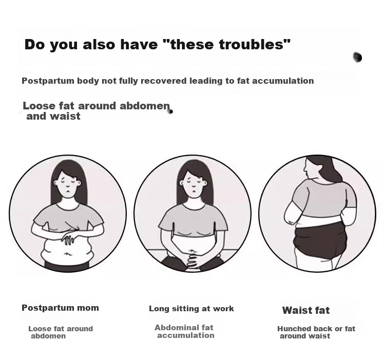 FitonTon Waist Trainer for Women, Shaping Waist Belt, High Elasticity Postpartum Body Shaper, Adjustable Button-Up Tummy Control Belt 2
