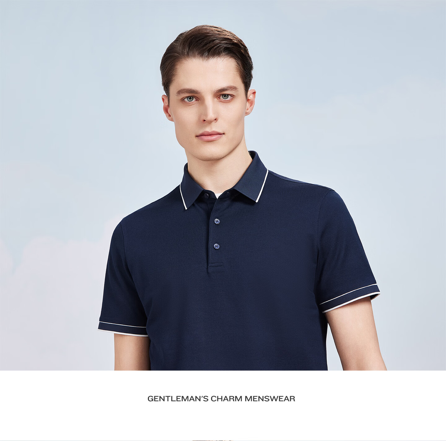 Antonio 55% Mulberry Silk Cooling Breathable High-End Short Sleeve Polo Shirt Men Summer Knitted Business Casual T-Shirt Top 68