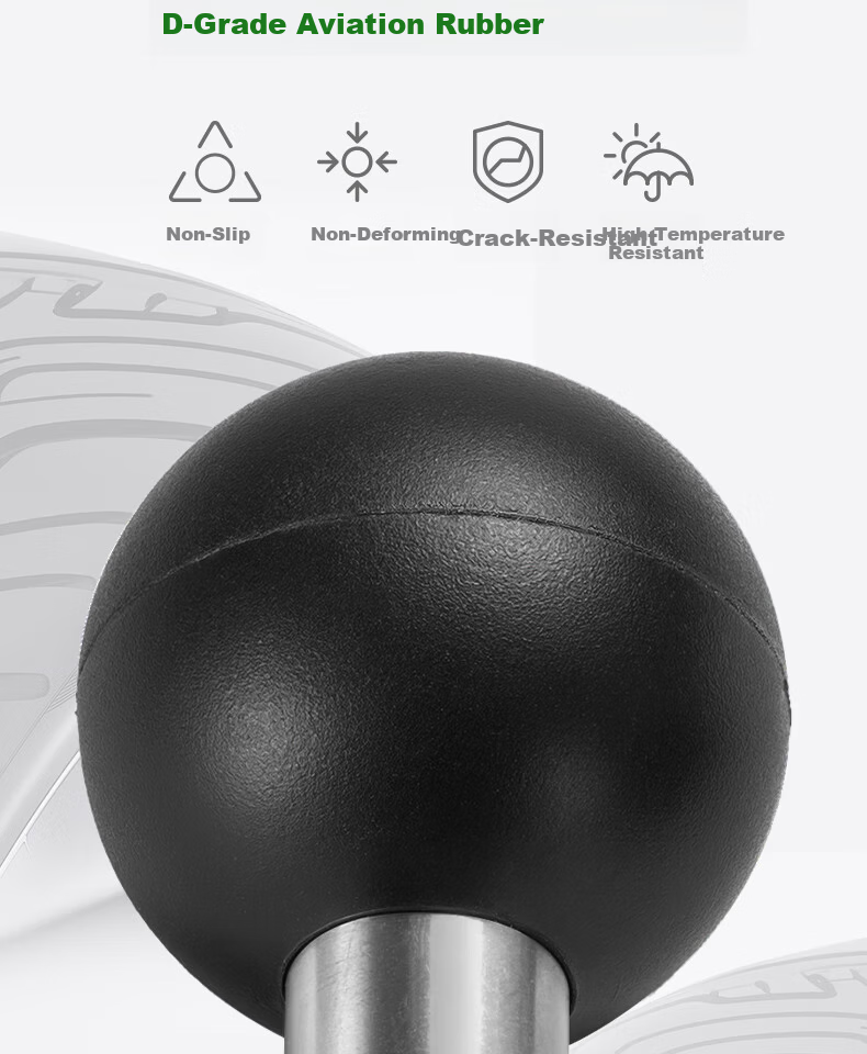 FANAUE Motorcycle Phone Holder Rearview Mirror Ball Head Screw Base Extension 25mm Adapter M6 M8 M10 Ball Head M6 6