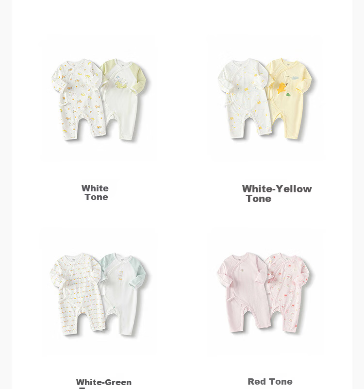 BALABALA Baby Romper, Infant Pajamas, Newborn Onesie, Two-Piece Set, Fresh And Cute, 209325133202 17