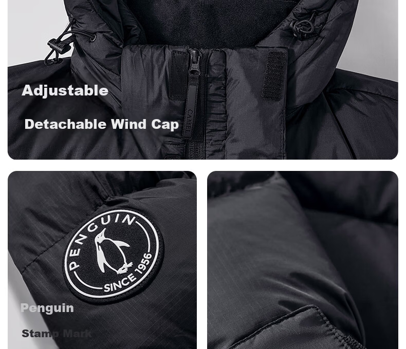 Penguin [Baby Edition] Camel Collaboration Thermal 2.0 Thickened Warm Down Jacket Puffer Coat M35CR28065 32