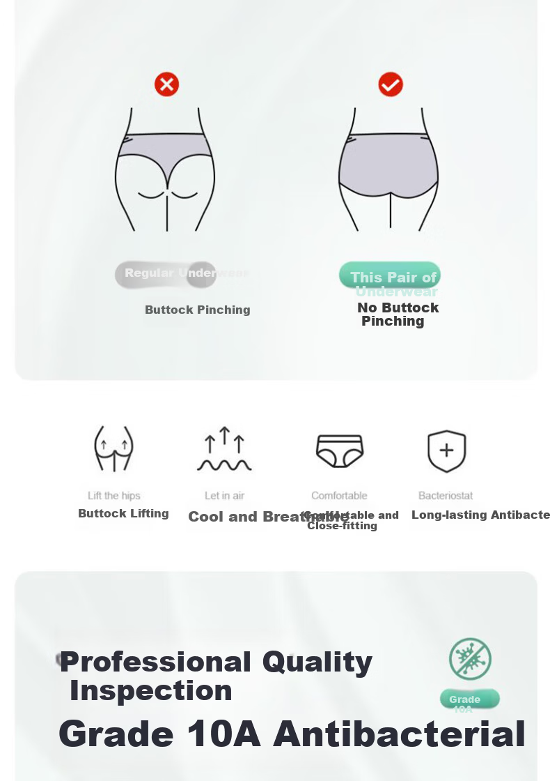 Miiow Women's Cotton Boxer Briefs 2026 New Antibacterial Extended Crotch Mid-Waist Basic Safety Shorts 6