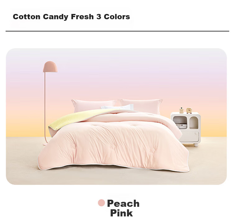 LOVO Ultra Soft [Cotton Candy Quilt] Baby Class A Cotton Fiber Winter Comforter, 4.8 Jin, 150*215cm, [Cyan Green] 13