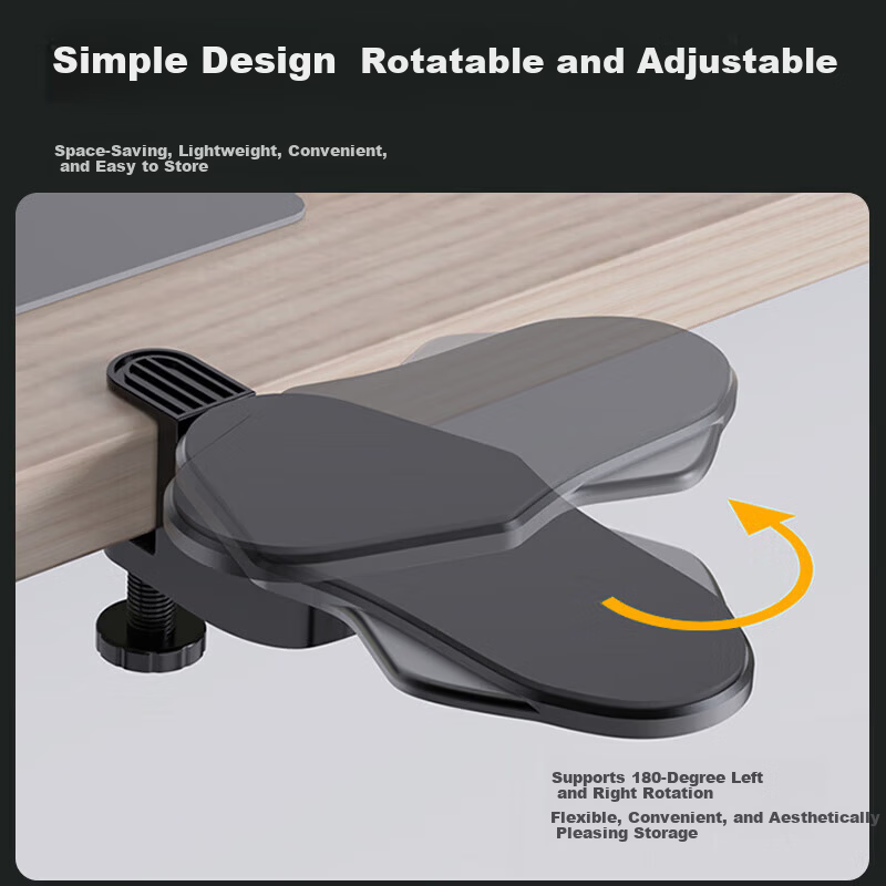 Behind the Scenes Hero Adjustable Computer Wrist Rest Desk Extension Arm Support Lazy Armrest Elbow Support Pad