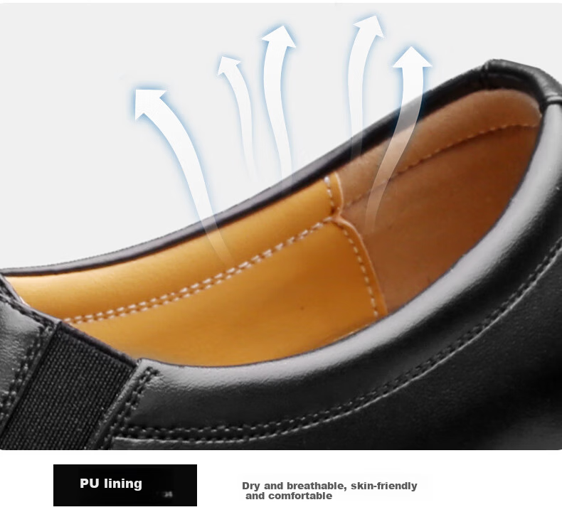 Qiangren Classic Formal Men's Shoes Jihua 3515 Quality Business Single Leather Shoes Three-seam Black Size 38 13