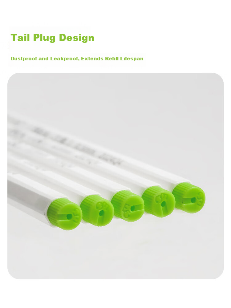 Class 3-2 Hexagonal 0.5mm Gel Pen Refills CS Tip 6-Pack 6