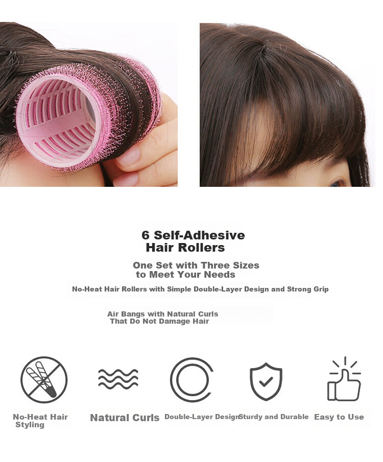 LiQing High Crown Hair Volumizer [4 Pieces] Invisible Hair Padding Clips Root Clips Hair Accessories Bangs 2