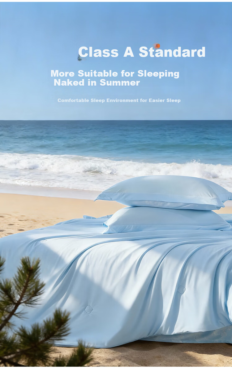 Bailisi Comforter, Air Conditioning Quilt, Summer Cool Quilt, Class A Antibacterial And Anti-Mite Duvet Insert, Machine Washable, 150cm×200cm, Approximately 1.6 Ji 7