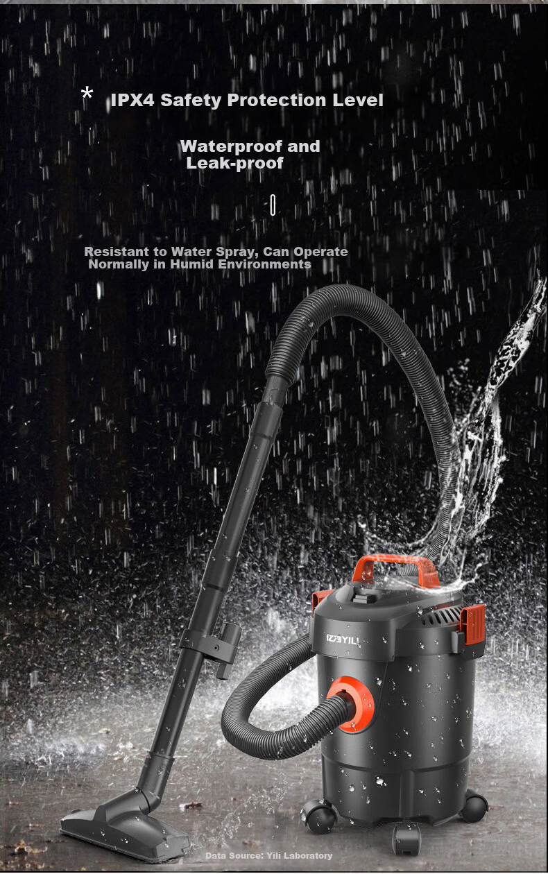 Yili Vacuum Cleaner with Automatic Dust Collection, Powerful Suction for Home Use, Commercial And Industrial Applications in Hotels, Offices, Workshops, Car-Mounted Large Capacity Dust Removal Machine 6291E-25L 13
