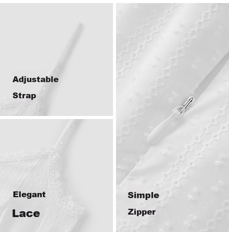 Semir Women's Summer Lace Jacquard Textured Draped Slip Dress 2026 Sexy Gentle Camisole Dress 109326114028 5