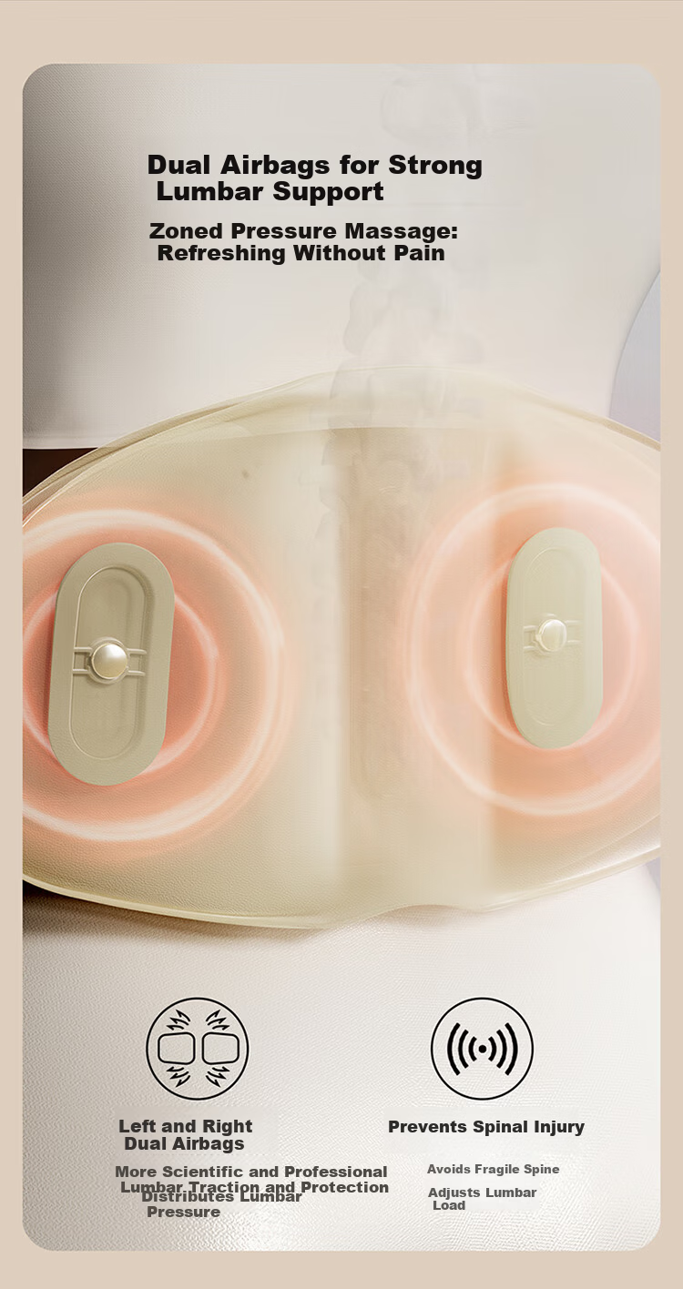 Breo Y3 Waist Massager Warm Palace Belt Menstrual Care Waist Protector Heat Therapy Relieves Back Pain Gift for Men, Women, Parents - Recommended by Sun Yingsha 4
