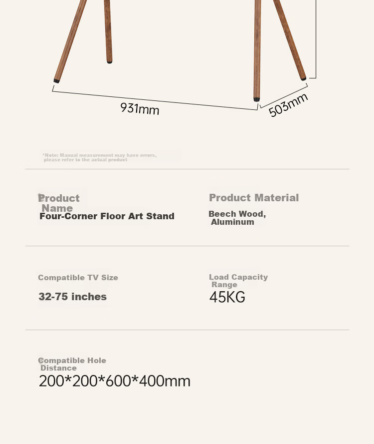 Enlipu TV Mobile Stand for 55-86 Inches, Stainless Steel Artistic Movable TV Bracket, Home Floor-Standing Cart with Wheels Suitable for Multiple TV Brands 17