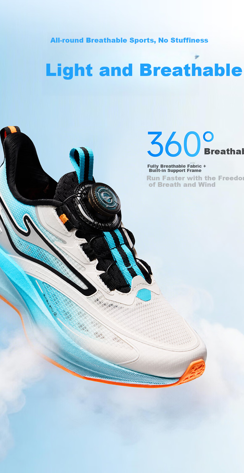 ERKE Kids Unisex Shock Absorption Sports Shoes Children's Lightweight Running Shoes Microcrystalline White/Sprout Green Size 35 12