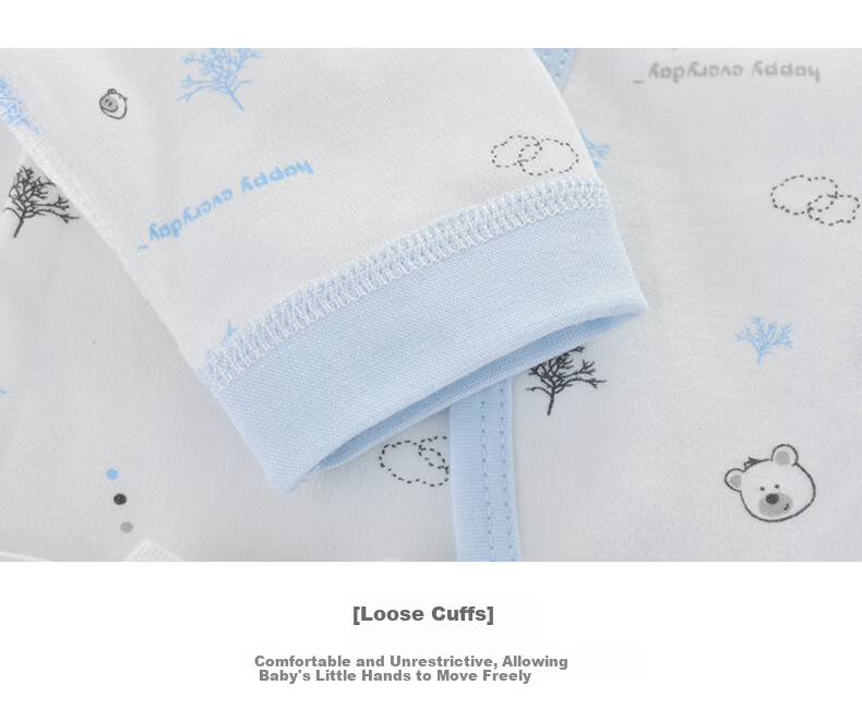 Qiaojiao Duck Baby Clothes Summer Thin Newborn Cotton Romper Crawling Suit Full Moon Baby Monk Suit Pajamas 8