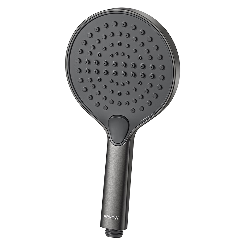 ARROW Handheld Shower Head Bathroom Gun Gray Pressurized Shower Head Large 130mm Panel Single Shower Head