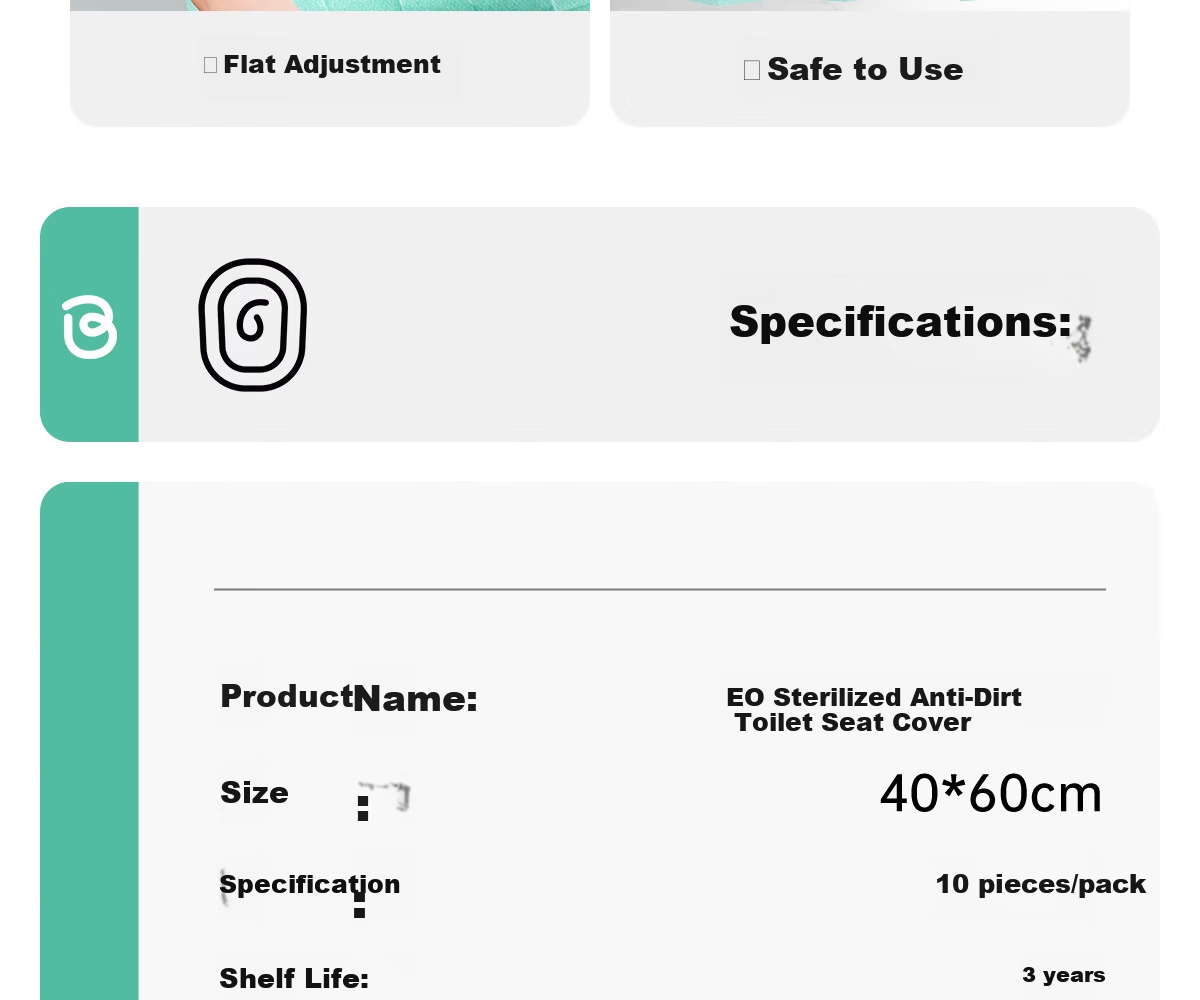 Buddygo Disposable Toilet Seat Covers Sterilized Extra Large Thickened Individually Packaged Double Layer Toilet Seat Cushions Hotel Supplies 10 Pieces 17