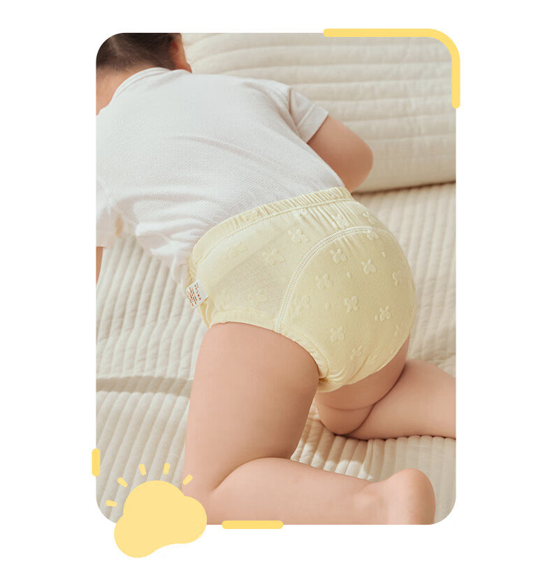 October Crystals Toilet Training Pants Unisex Baby Breathable Diaper Pants Washable Potty Training Underwear Toddler Pull-Ups 27