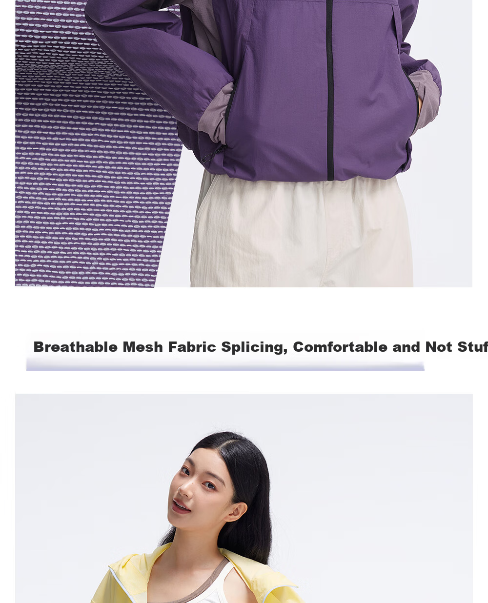 Toread Yang Chaoyue Star Butterfly Women's Outdoor Sun Protection Jacket Spring Summer Lightweight Breathable Hiking Sports Sunproof Skin Jacket 7