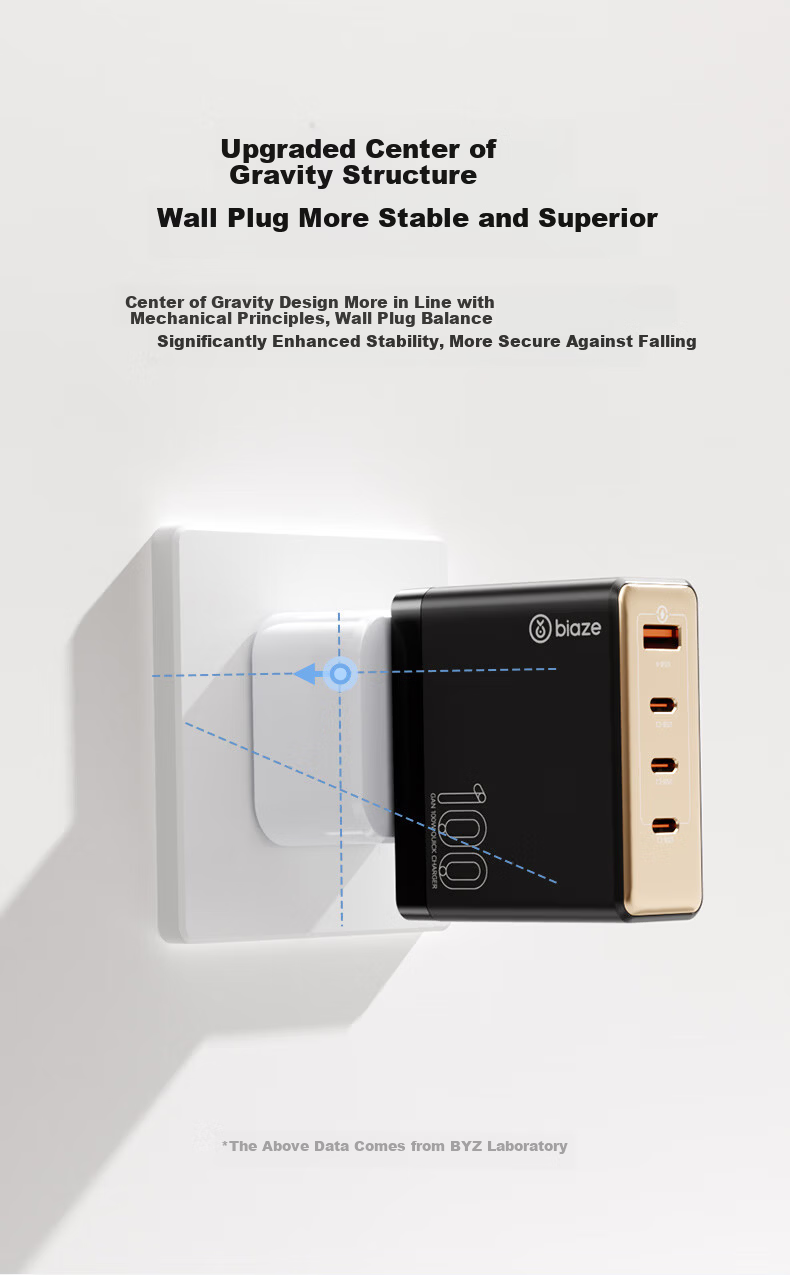 BIAZE German Standard Conversion Plug, Suitable for Germany, 2-Pin, Electric Shock Prevention, Travel Adapter, Compact And Portable, European Standard Conversion Plug, CE Certified, High Temperature Flame Retardant 8
