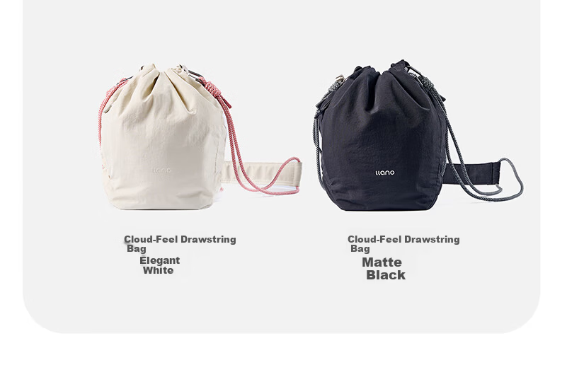 Llano S8 Cloud Sensor Camera Bag Multifunction Drawstring Shoulder Chest Bag Photography Crossbody Casual Travel Universal for Fuji Sony Canon Ricoh Instax Mirrorless Accessories 16