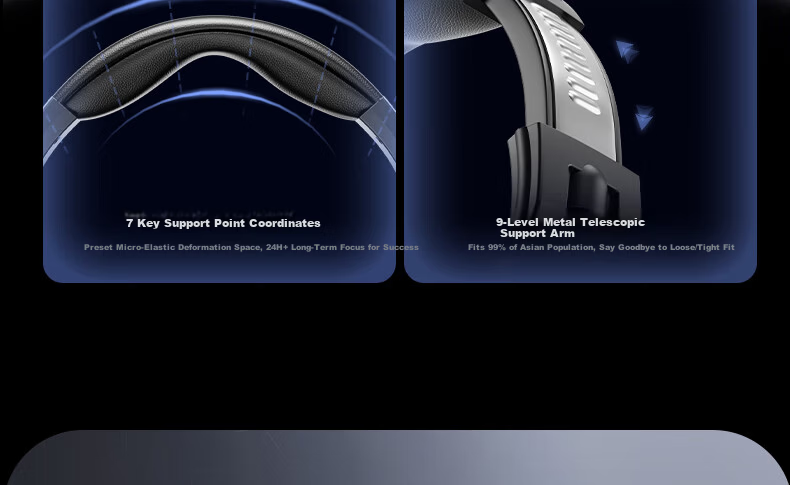 IKF VP5 Over-Ear Wired Headphones High-Fidelity HiFi Sound Fully Closed Monitoring Studio Recording Gaming FPS Mic Computer Mobile Universal 25