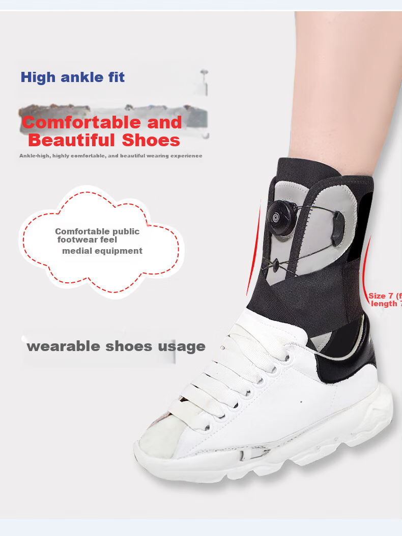 CRALVKOIN Medical Ankle Brace with Knob for Ligament Injury, Ankle Joint Stabilizer, Sprain Prevention and Post-Injury Rehabilitation Support 7
